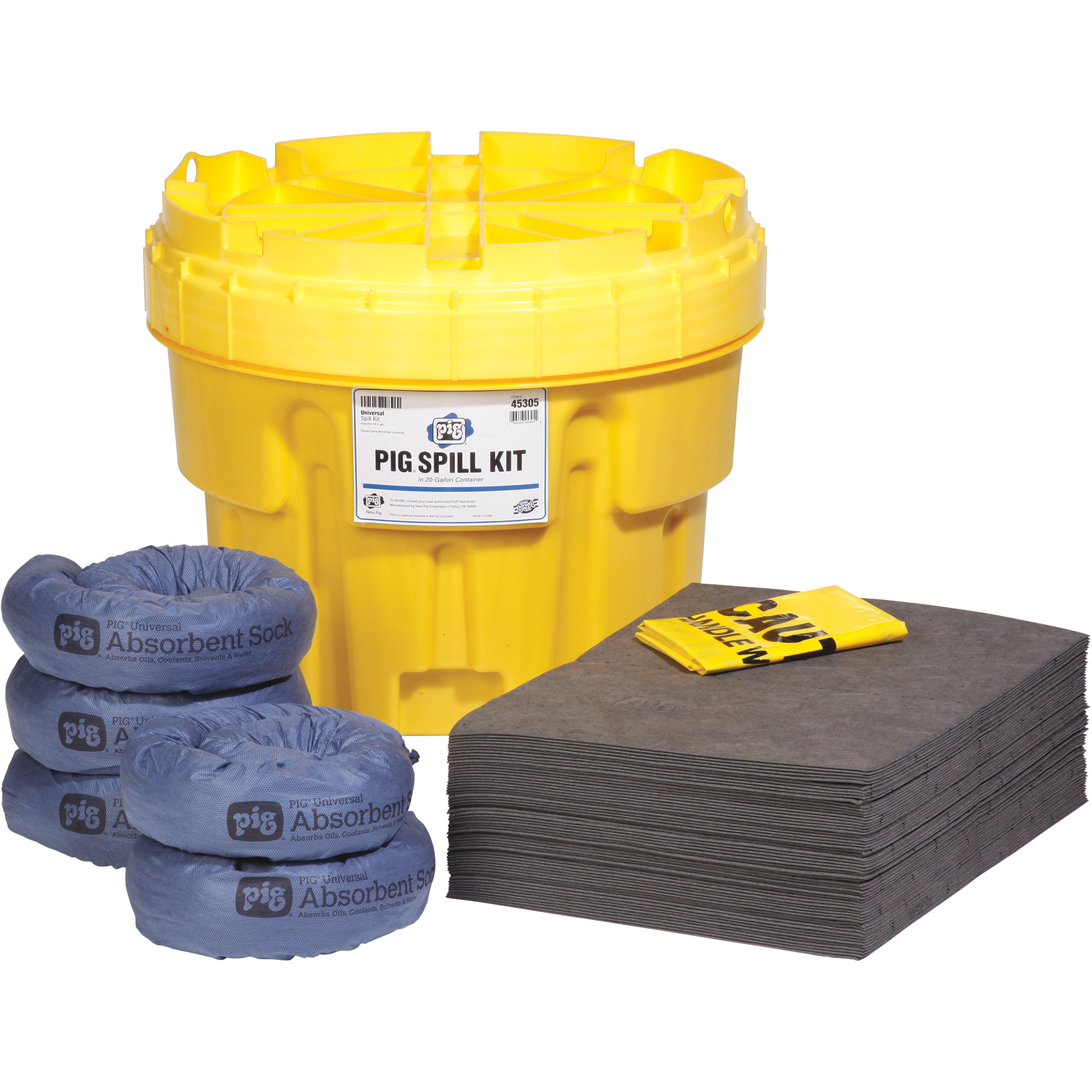 New Pig Universal Spill Kit, 20Gallon Capacity Northern Tool
